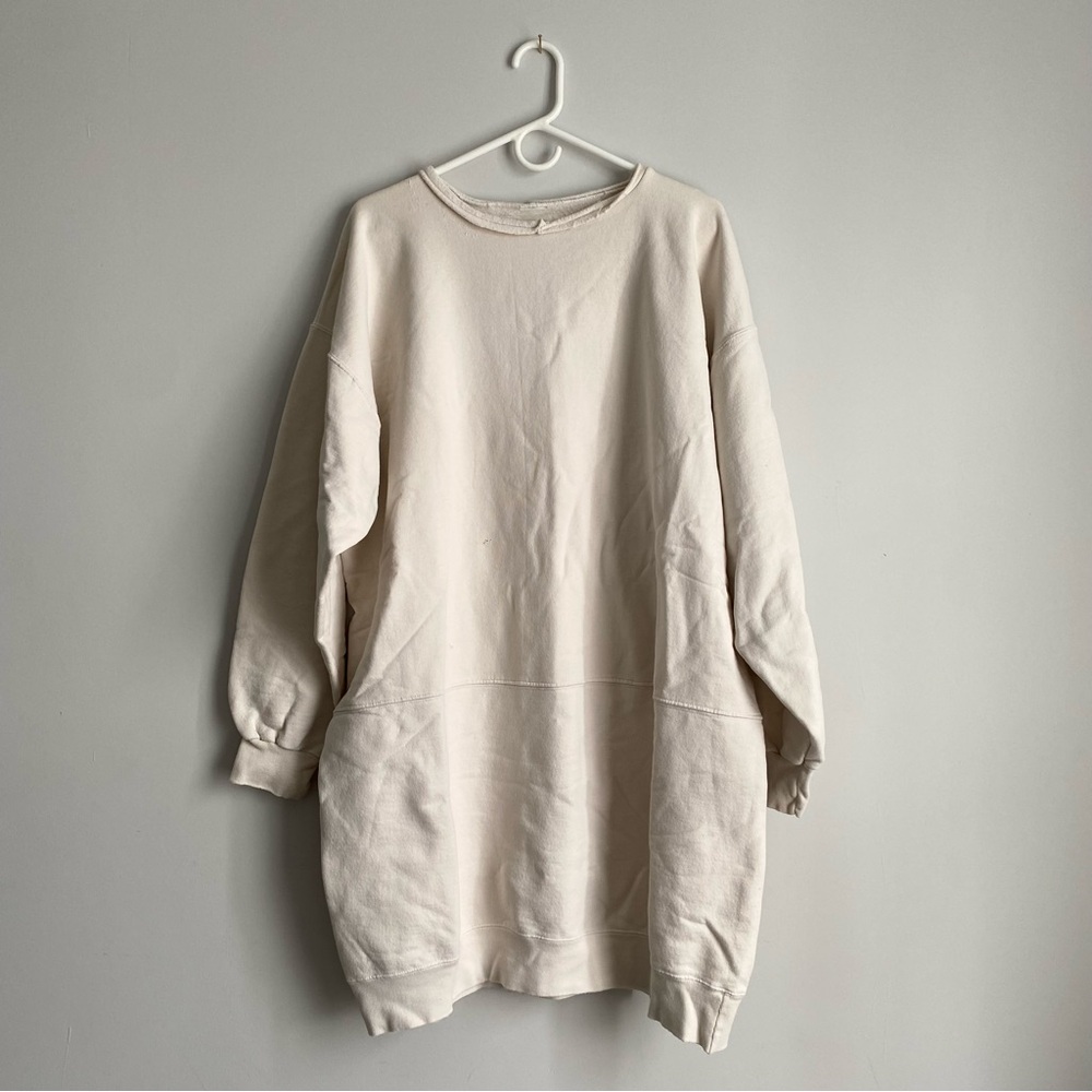 Rachel Comey Sweatshirt Dress M/L in “Dirty White”